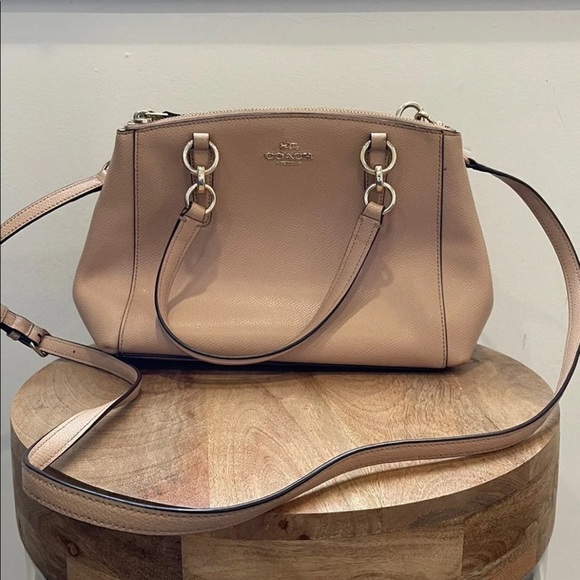 Coach Crossbody Taupe Purse - Picture 1 of 11
